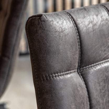 Gallery Direct Pair of Darwin Chairs in Grey