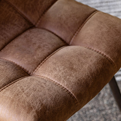 Gallery Direct Pair of Darwin Chairs in Brown