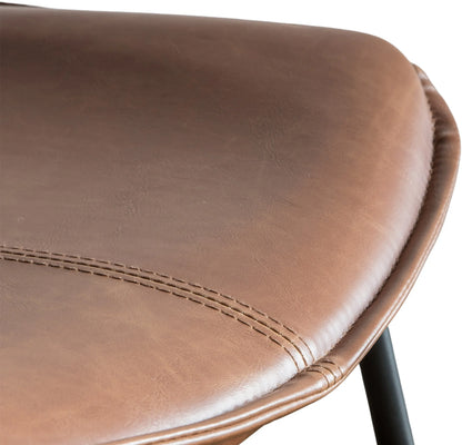Gallery Direct Pair of Hawking Dining Chairs in Brown