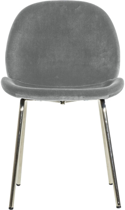 Gallery Direct Pair of Flanagan Dining Chairs in Vintage Silver