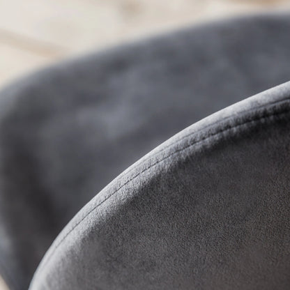 Gallery Direct Pair of Flanagan Dining Chairs in Grey