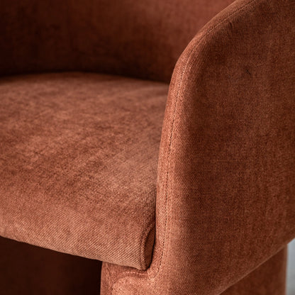 Gallery Direct Holm Dining Chair in Rust