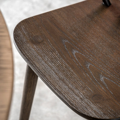 Gallery Direct Craft Pair of Dining Chairs in Mocha