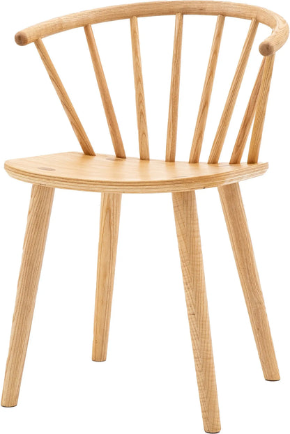 Gallery Direct Craft Pair of Dining Chairs in Natural