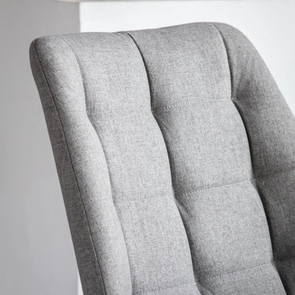 Gallery Direct Pair of Manford Dining Chairs in Light Grey