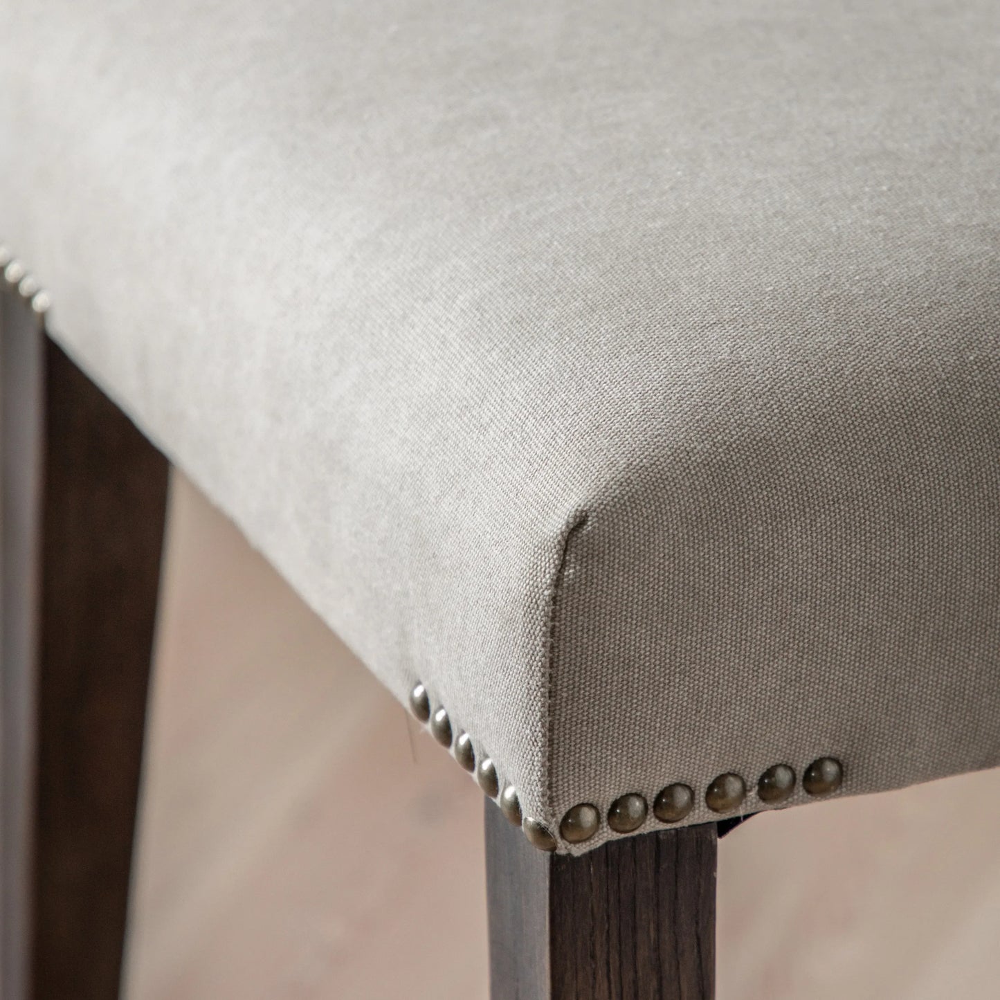 Gallery Direct Pair of Madison Dining Chairs in Cement Linen