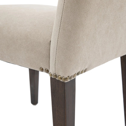 Gallery Direct Pair of Madison Dining Chairs in Cement Linen
