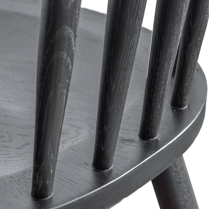 Gallery Direct Wycombe Pair of Dining Chairs Black