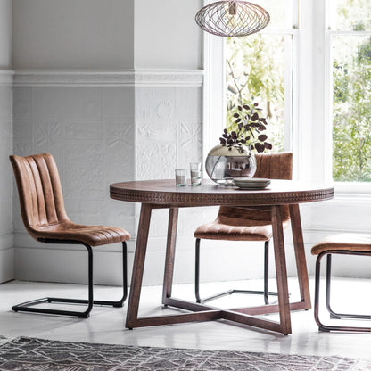 Gallery Direct Boho Retreat Round Dining Table