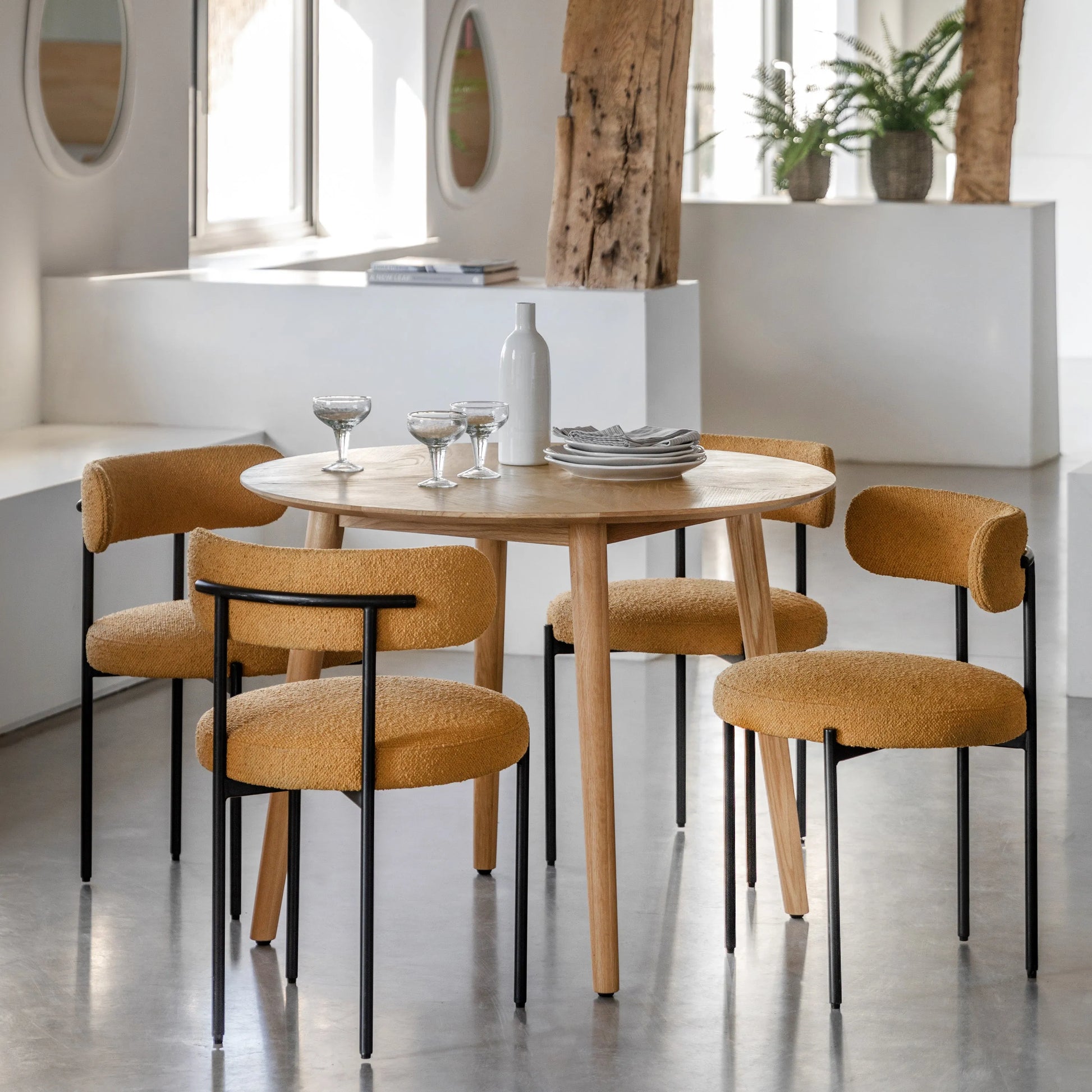 Gallery Direct Milano Round Dining Table