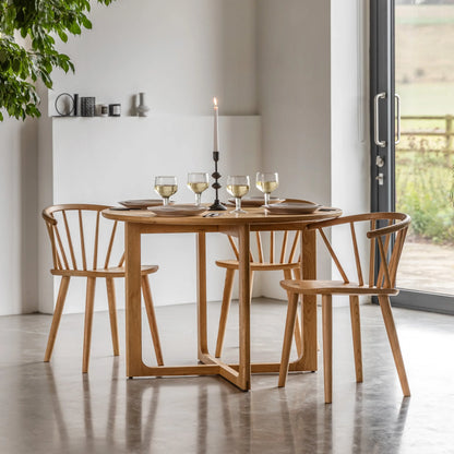 Gallery Direct Craft Round Dining Table in Natural