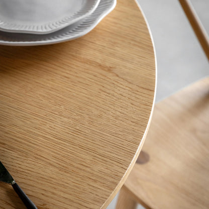 Gallery Direct Craft Round Dining Table in Natural