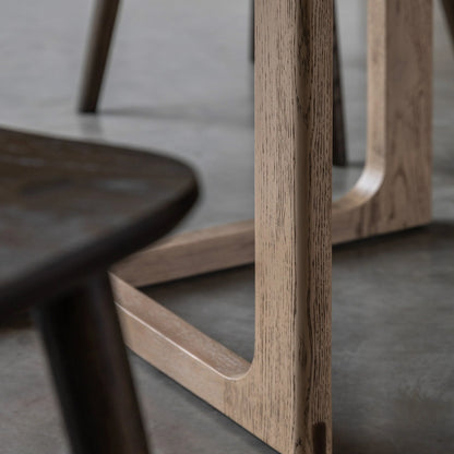 Gallery Direct Craft Round Dining Table Smoked