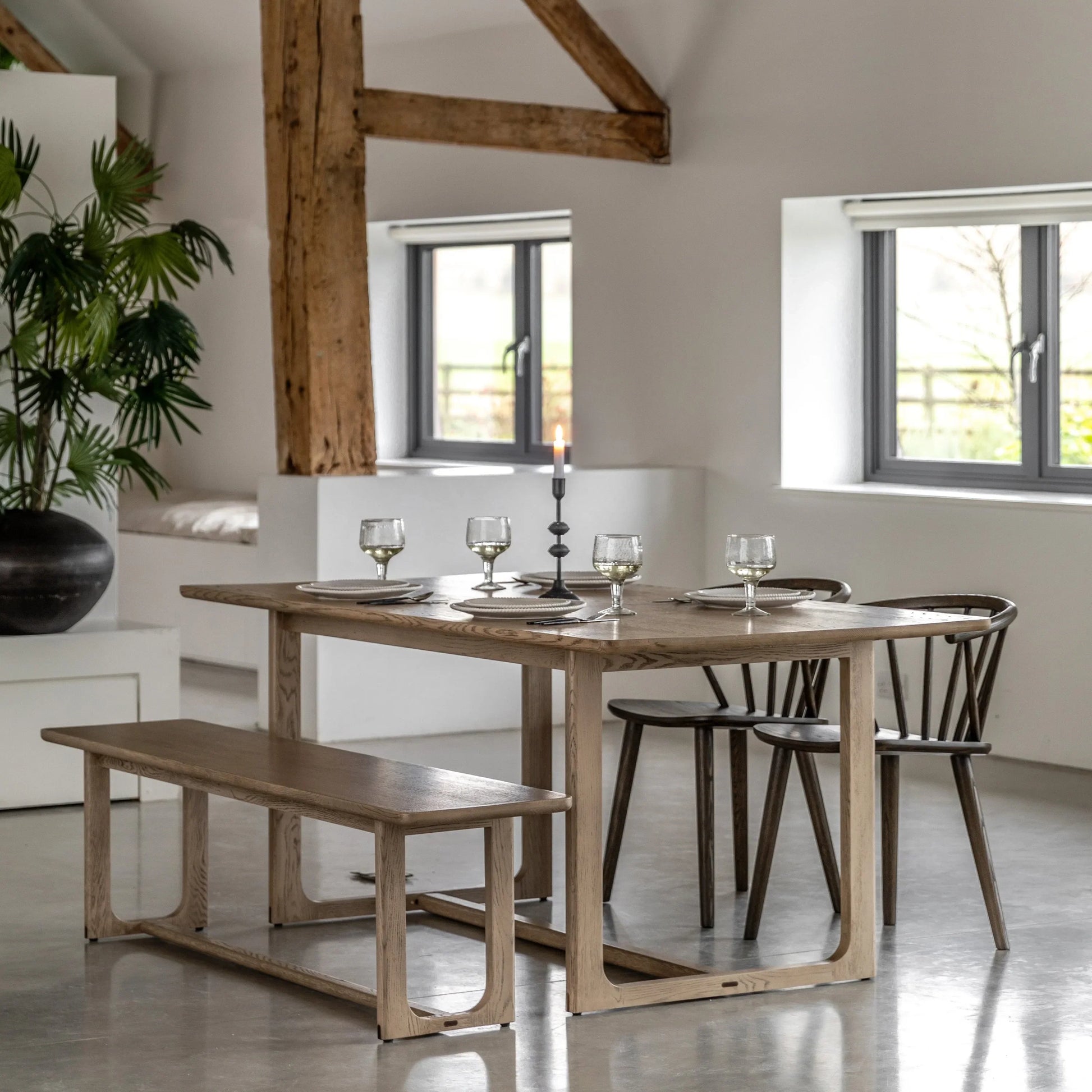 Gallery Direct Craft Dining Table Smoked