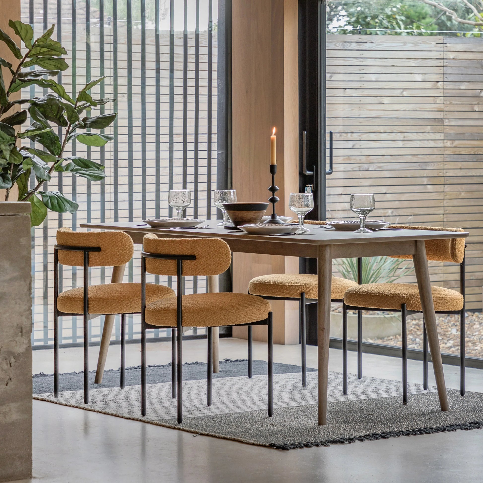 Gallery Direct Panelled Dining Table