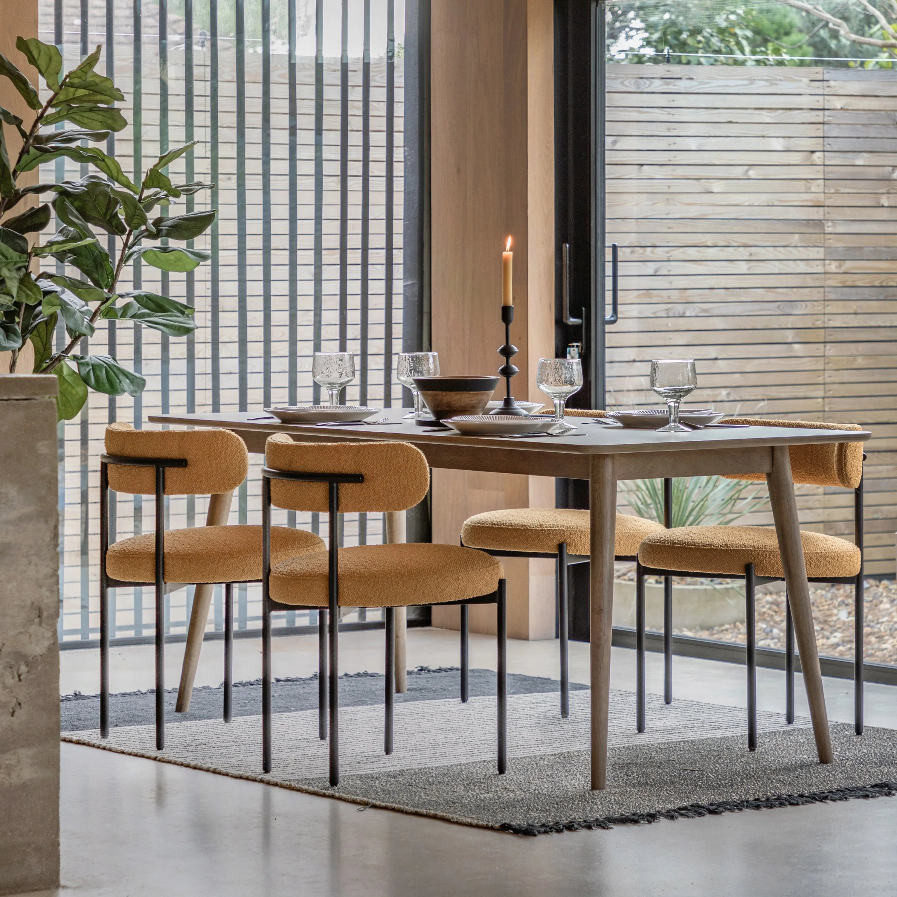 Gallery Direct Panelled Dining Table