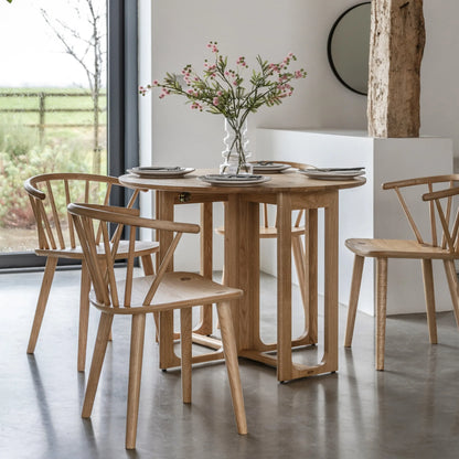Gallery Direct Craft Folding Dining Table in Natural