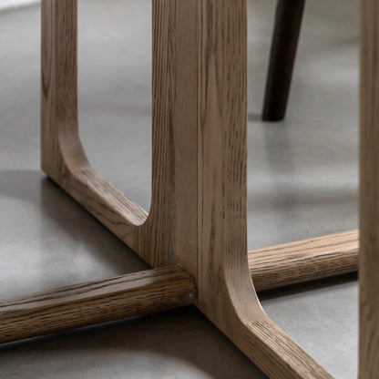 Gallery Direct Craft Folding Dining Table Smoked