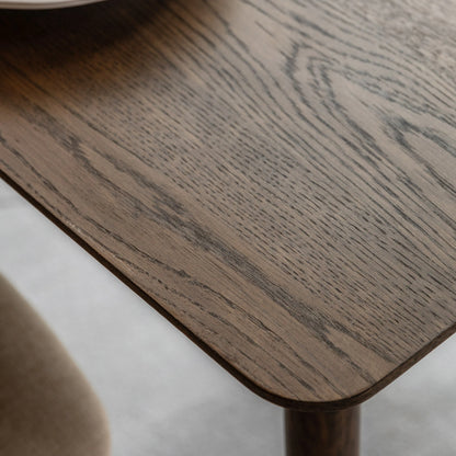 Gallery Direct Hatfield Large Dining Table Smoked