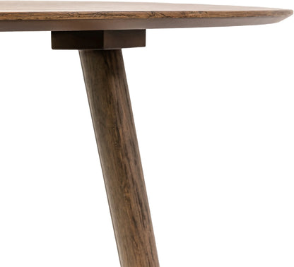 Gallery Direct Hatfield Round Dining Table Smoked