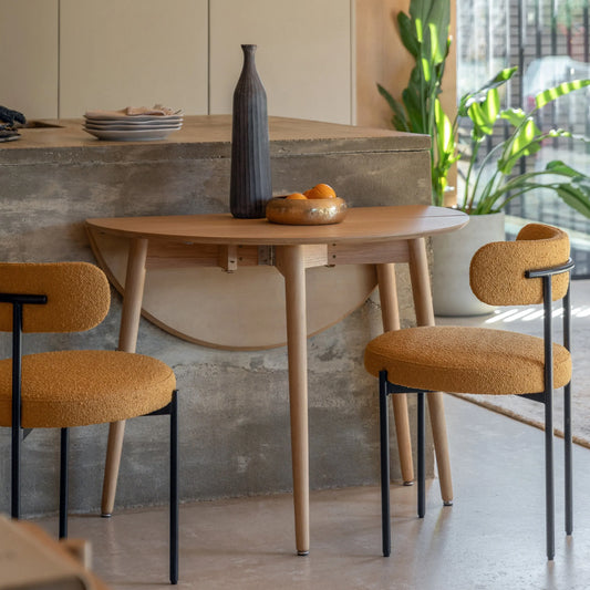 Gallery Direct Hatfield Folding Dining Table Natural