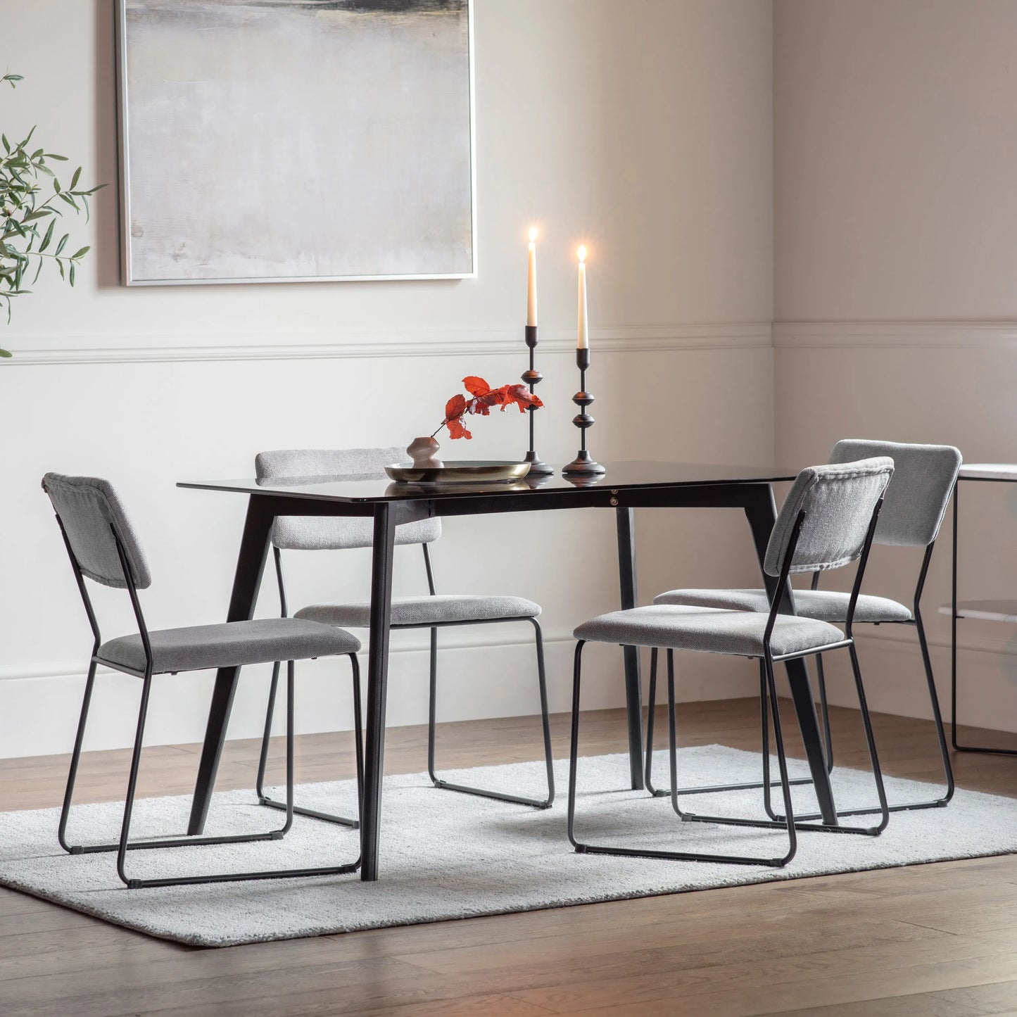 Gallery Direct Blair Dining Table in Black