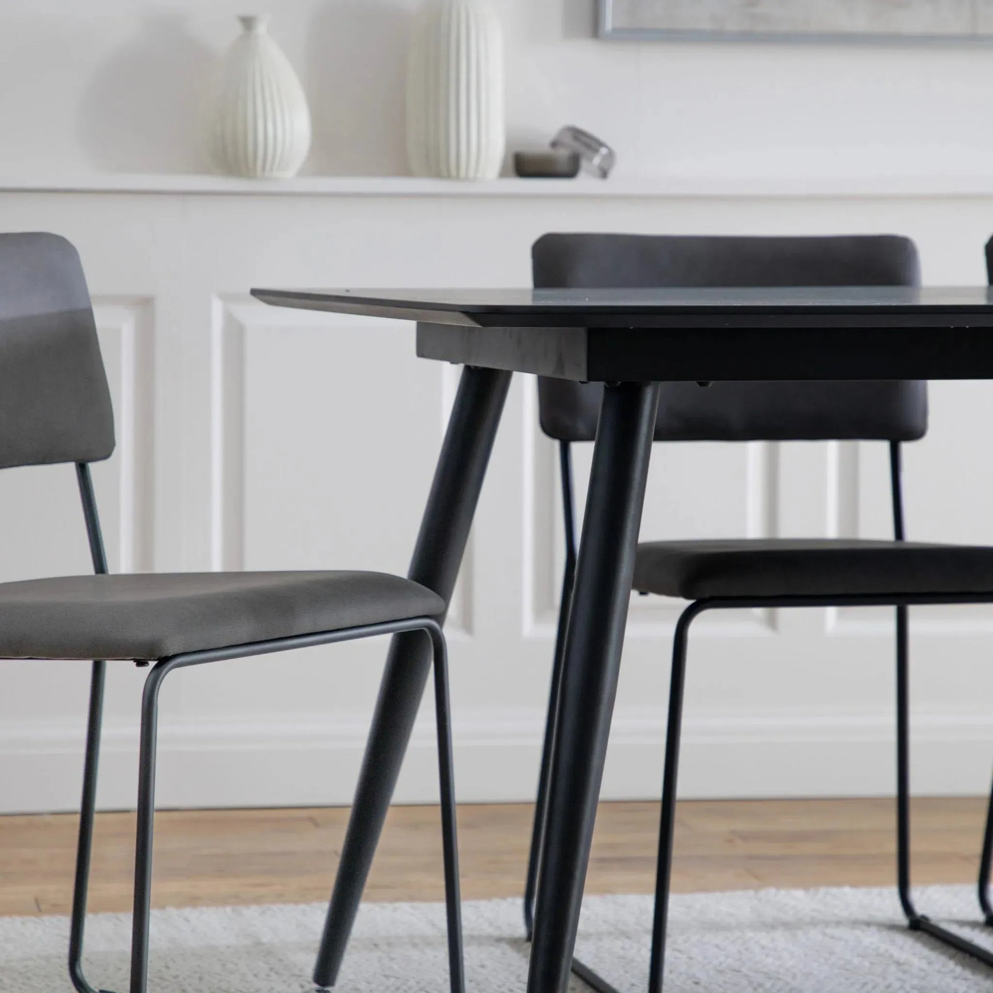Gallery Direct Astley Dining Table Black