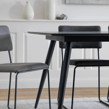 Gallery Direct Astley Dining Table Black