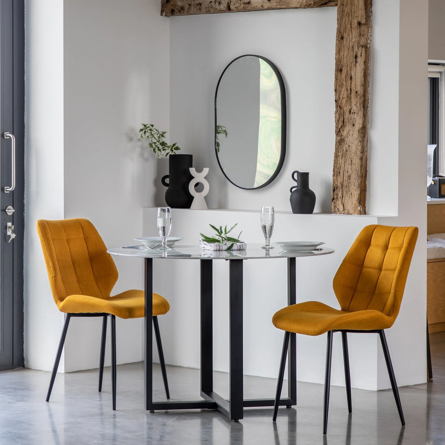 Gallery Direct Connolly Dining Table White Effect