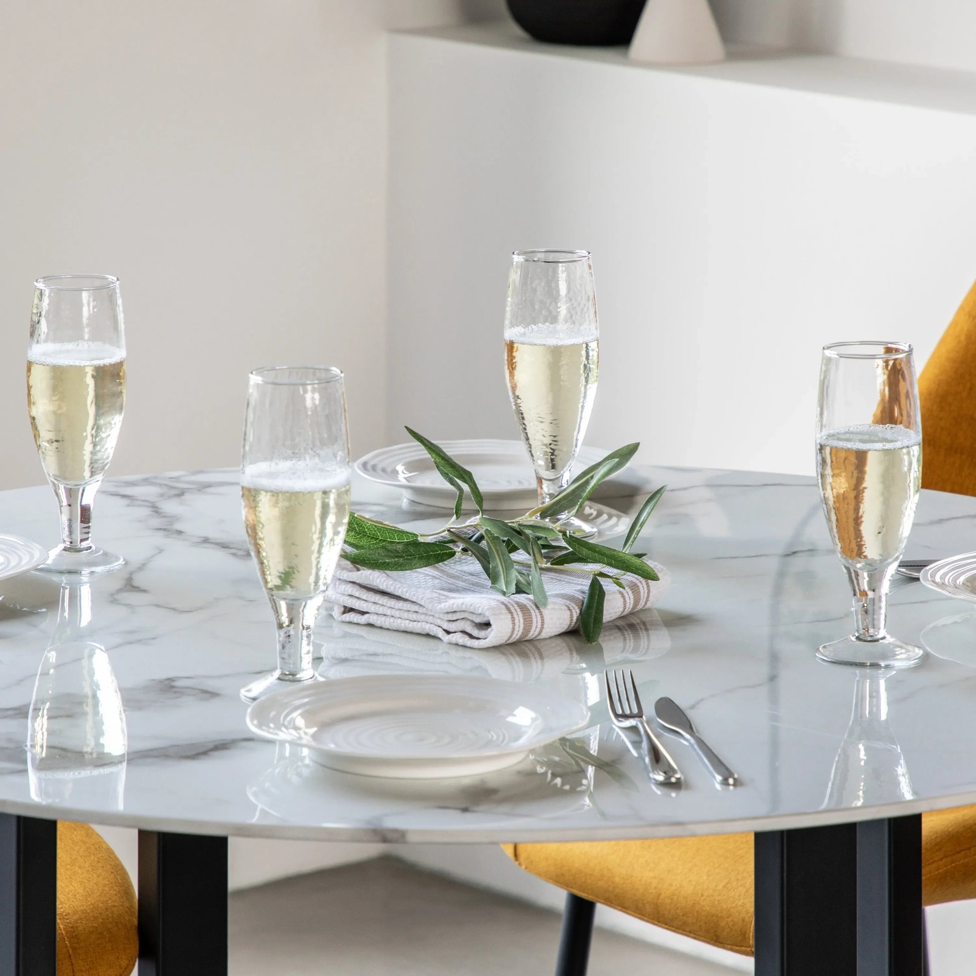 Gallery Direct Connolly Dining Table White Effect
