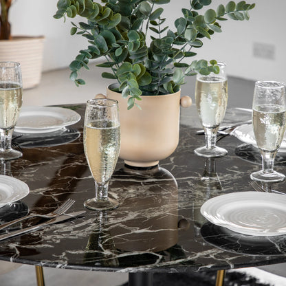 Gallery Direct Fielding Dining Table in Black