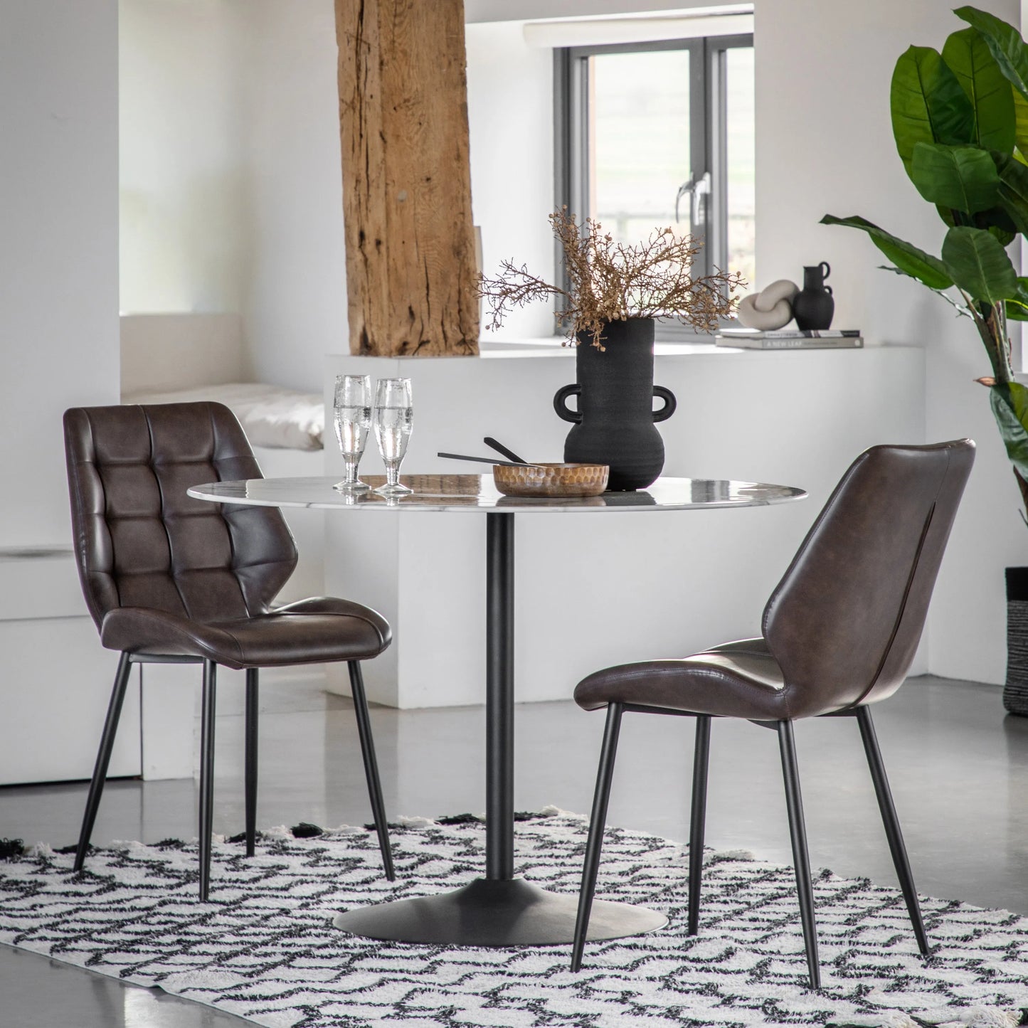 Gallery Direct Fielding Dining Table in White