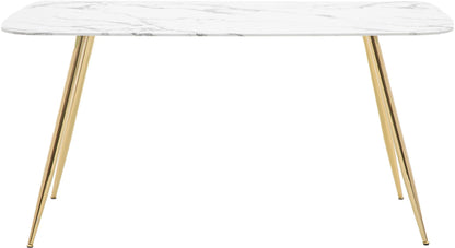 Gallery Direct Evans Dining Table White Effect