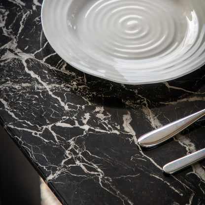 Gallery Direct Davidson Dining Table in Black