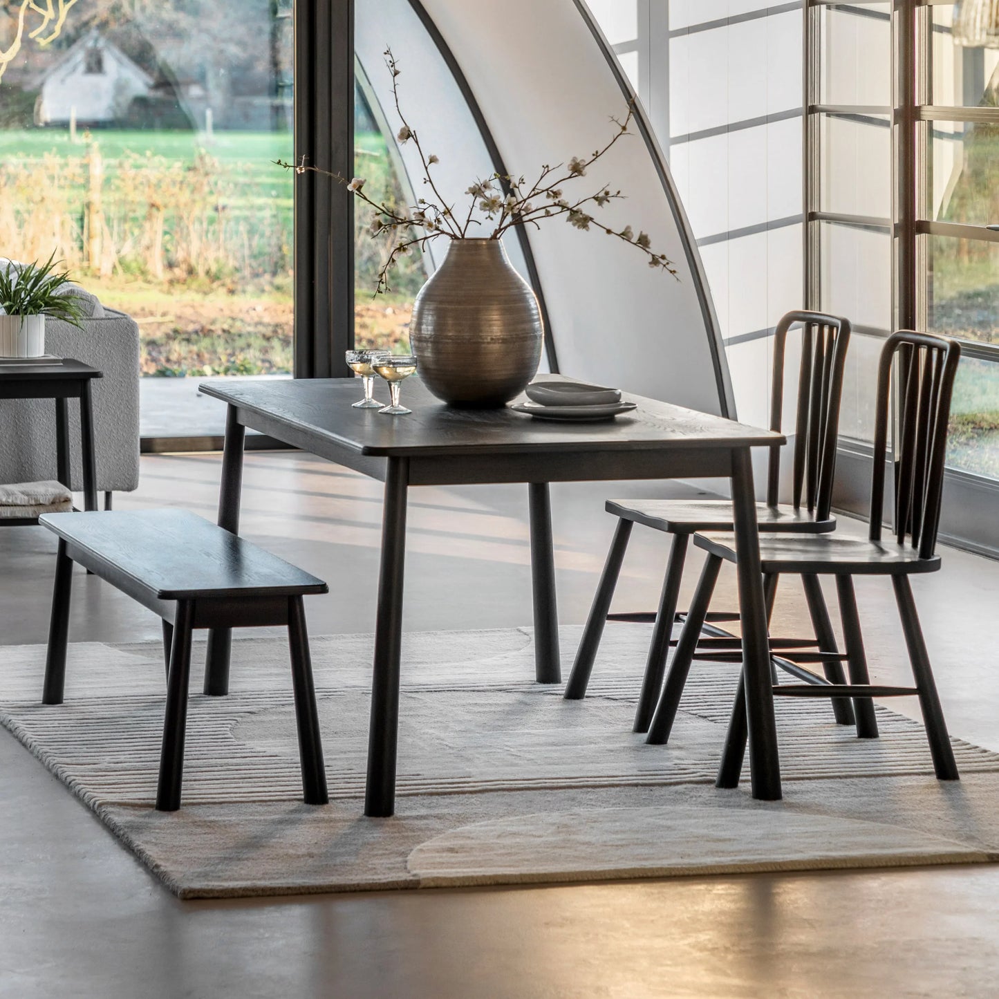 Gallery Direct Wycombe Dining Table Black