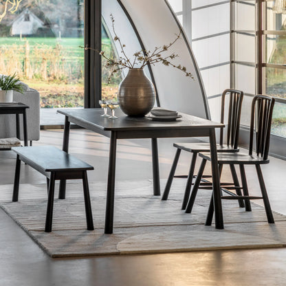 Gallery Direct Wycombe Dining Table Black