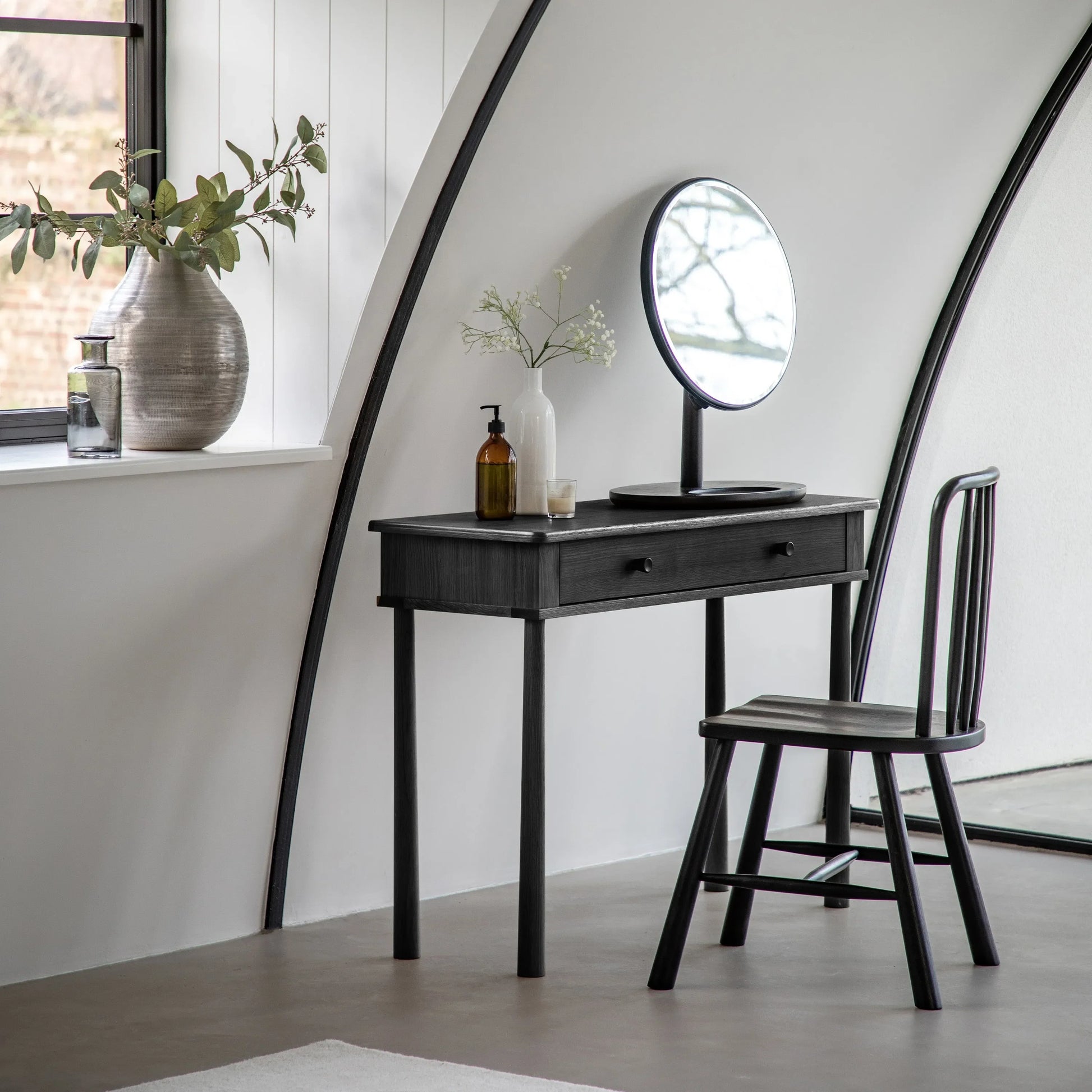 Gallery Direct Wycombe Dressing Table Black