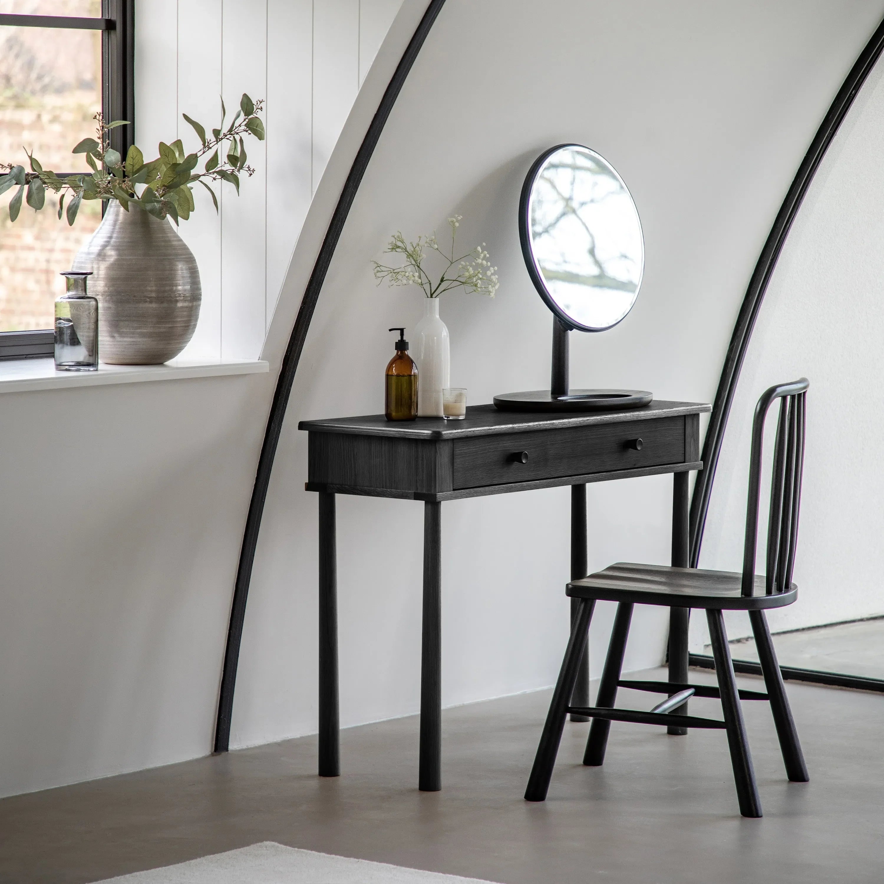 Gallery Direct Wycombe Dressing Table Black