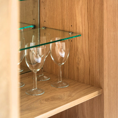 Gallery Direct Milano 2 Door Cocktail Cabinet