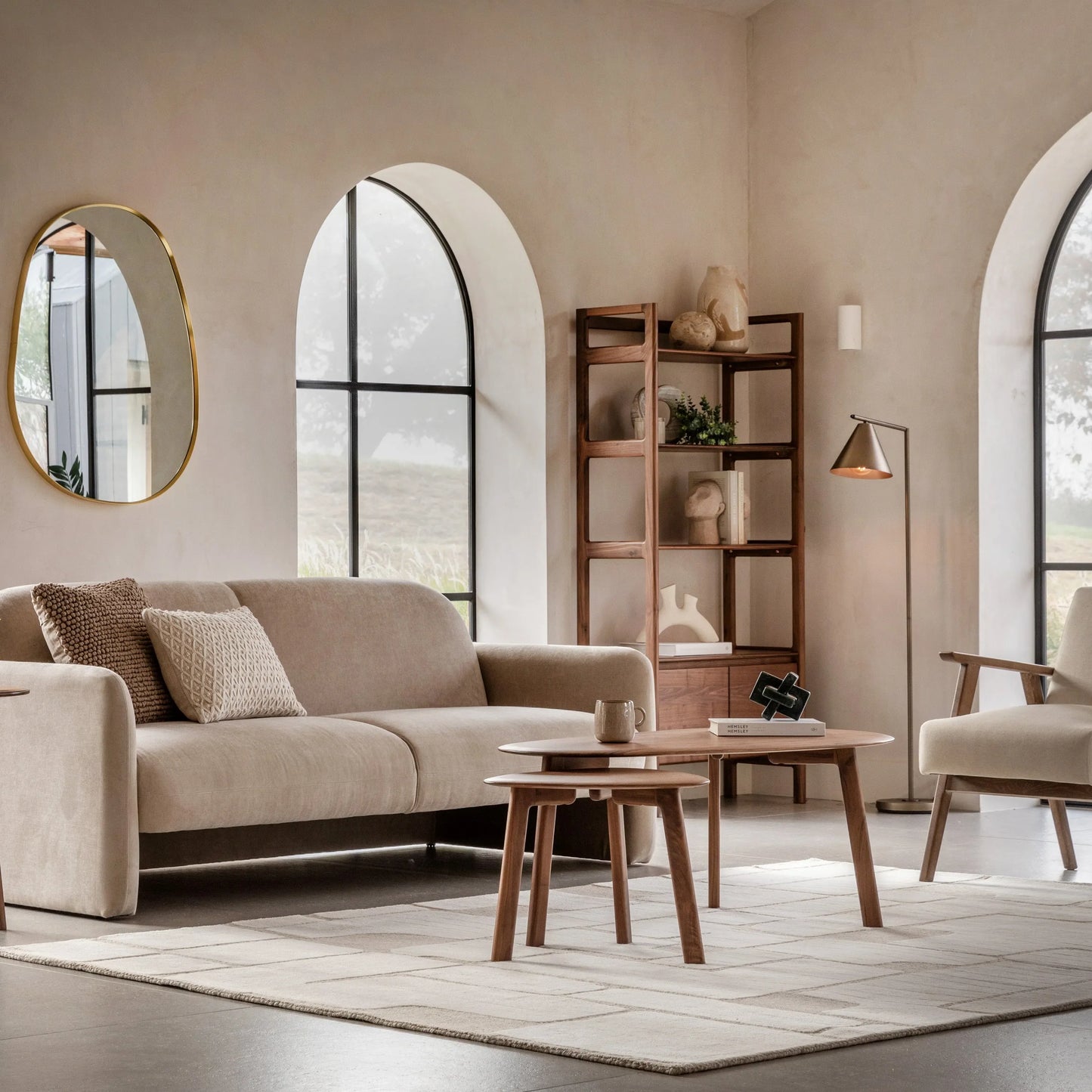 Gallery Direct Madrid Open Display in Walnut