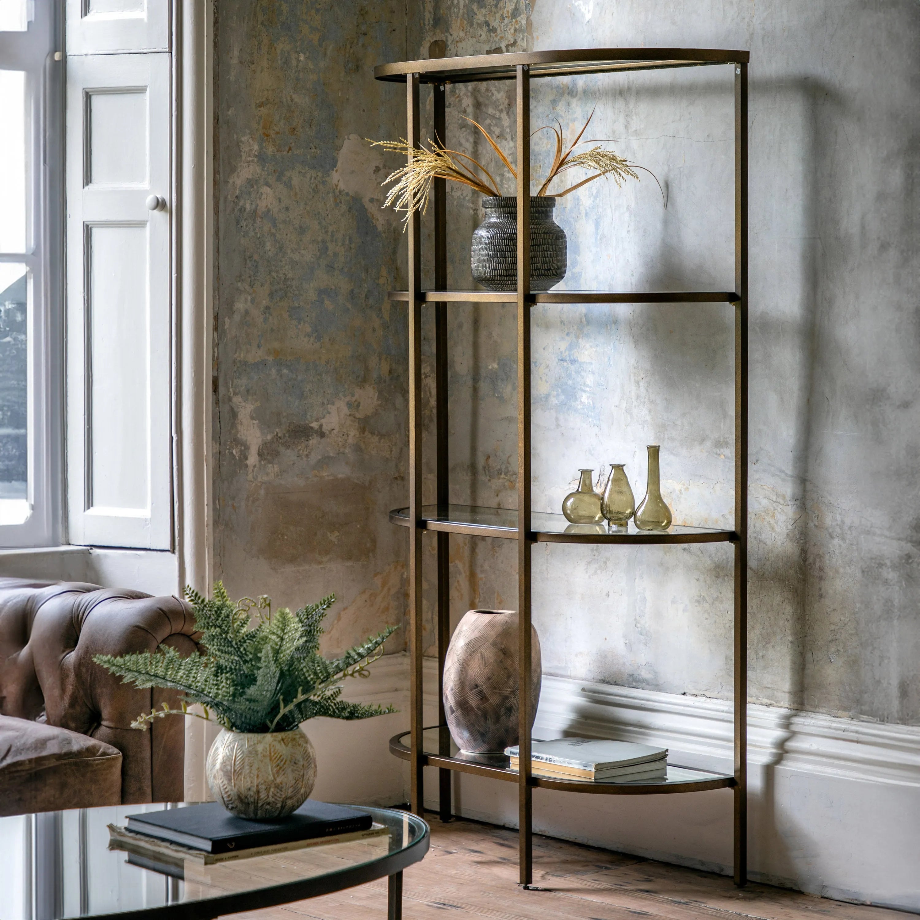 Gallery Direct Hudson Display Unit Bronze