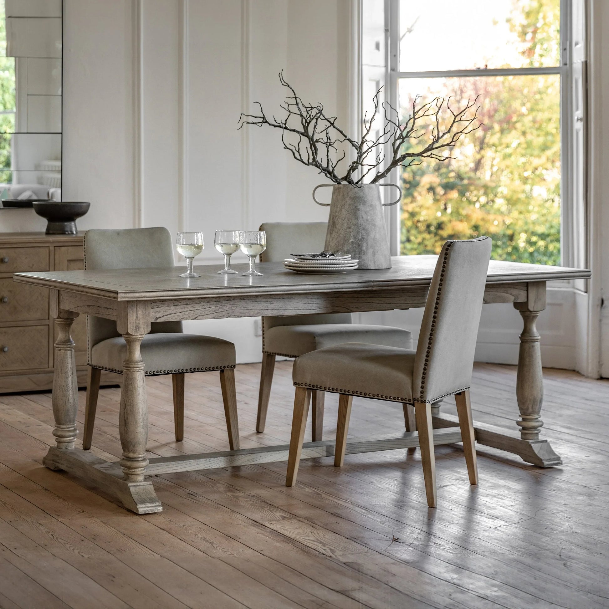 Gallery Direct Mustique Extending Dining Table