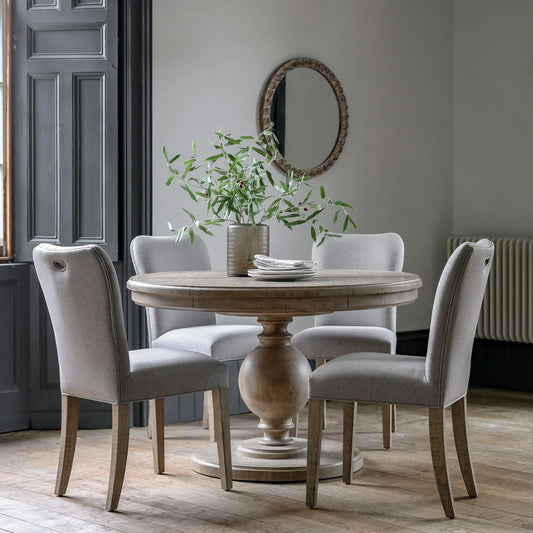 Gallery Direct Vancouver Round Extending Dining Table