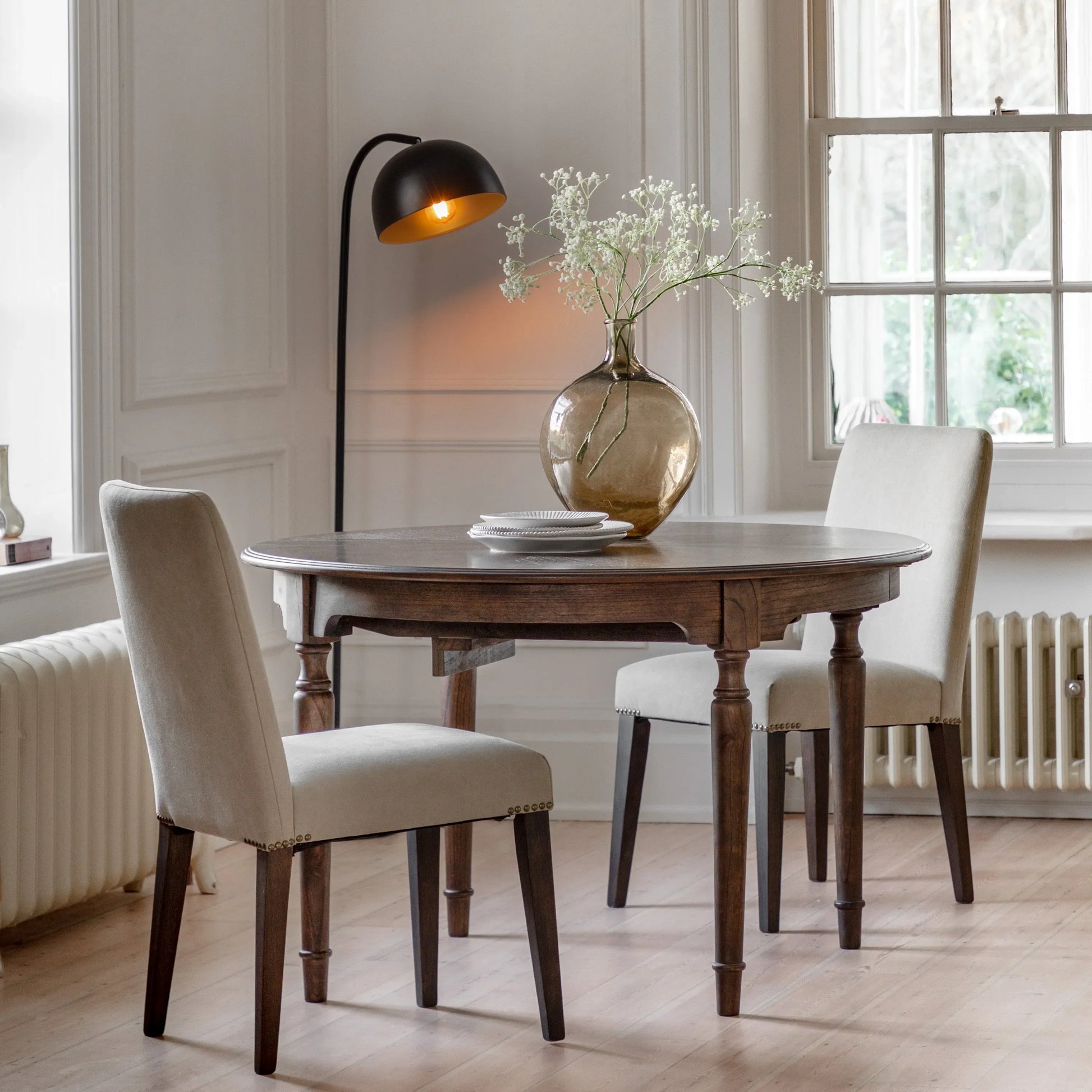 Gallery Direct Madison Extending Round Dining Table
