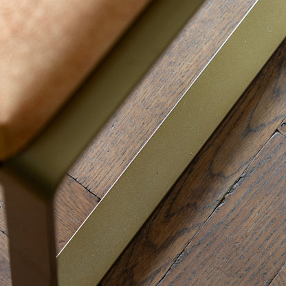 Gallery Direct Fabien Footstool in Ochre