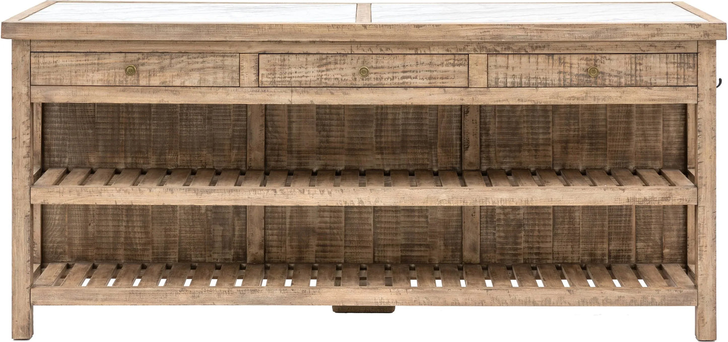 Gallery Direct Vancouver Kitchen Island (Large)