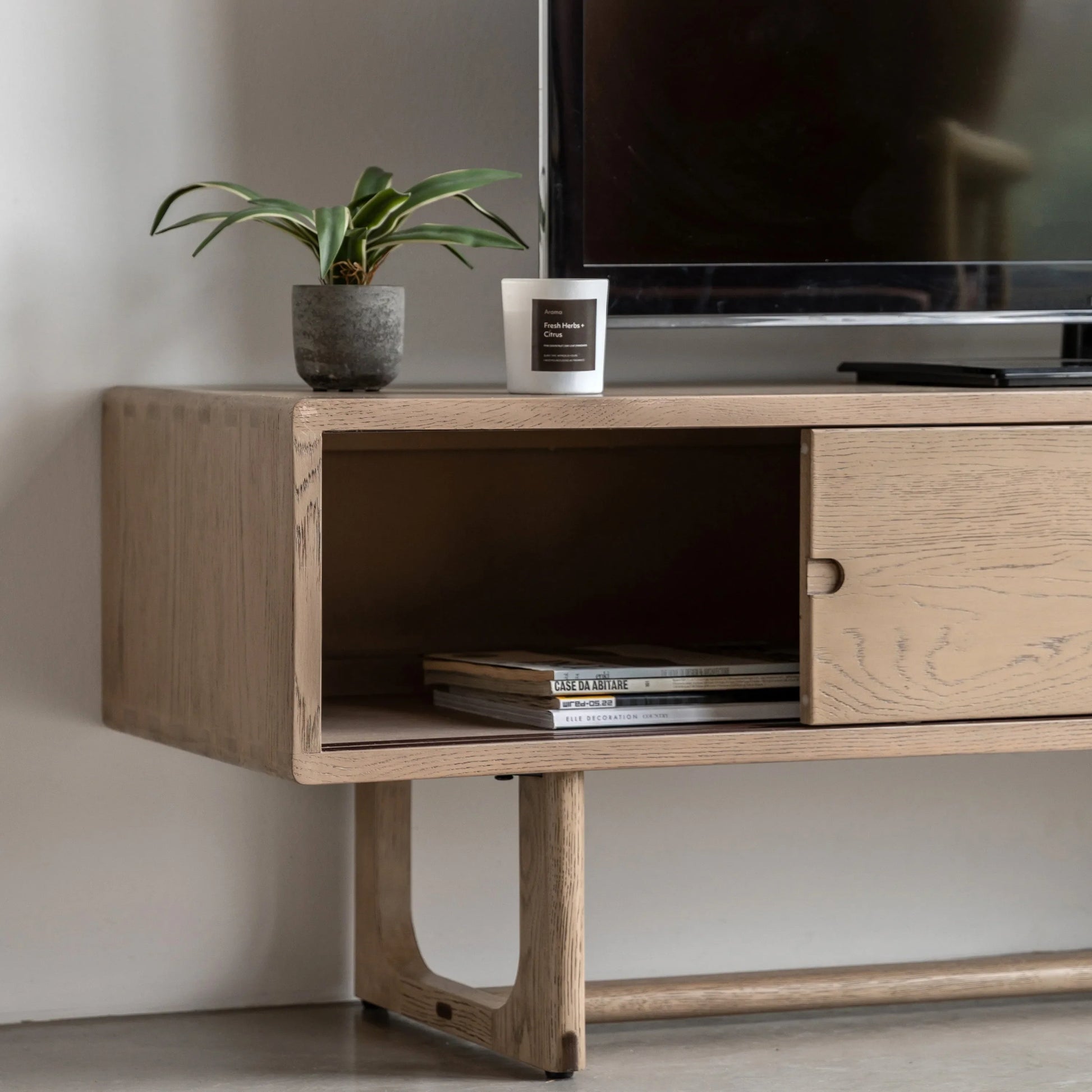 Gallery Direct Craft Media Unit Smoked