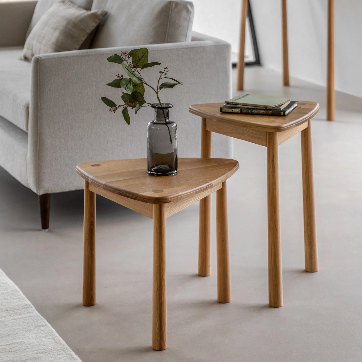 Gallery Direct Wycombe Nest of 2 Tables Oak