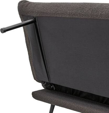 Gallery Direct Dunton Sofa Bed in Dark Grey