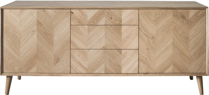 Gallery Direct Milano 2 Door 3 Drawer Sideboard
